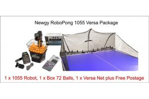 Newgy Robo-Pong 1055 with Versa Net and 72, 3 star 40+ Balls, **Free Postag